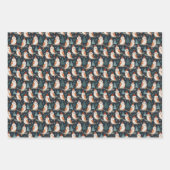 Weihnachtswrapping-Papier im Barschloch Geschenkpapier Set (Vorderseite 2)