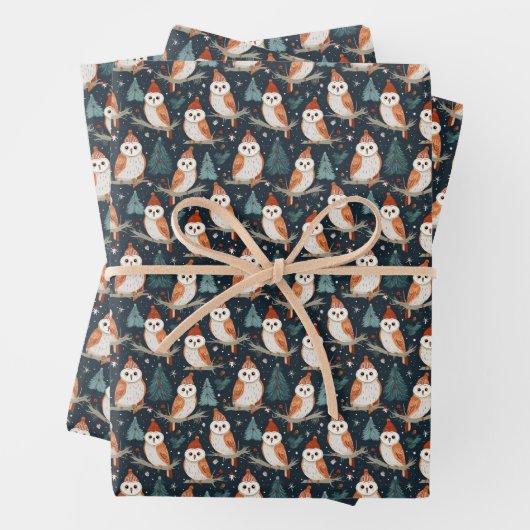 Weihnachtswrapping-Papier im Barschloch Geschenkpapier Set (Beispiel)