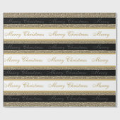 Weihnachtswrapping Papier-Imitat Glitzer gestriche Geschenkpapier (Flach)