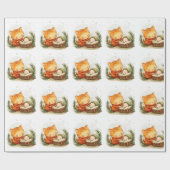 Weihnachtswrapping Papier Krippe Jesus Geschenkpapier (Flach)