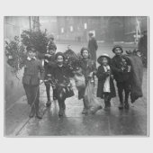 Weihnachtswrapping Papier MISTLETOE Geschenkpapier (Flach)