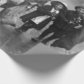 Weihnachtswrapping Papier MISTLETOE Geschenkpapier (Ecke)