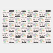 Weihnachtswrapping Papier Set von 3 (Vorderseite 2)