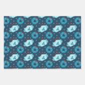 Weihnachtswrapping Papier Set von 3 (Vorderseite 2)