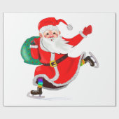 Weihnachtswrapping Papier Weihnachtsgeschenk Geschenkpapier (Flach)