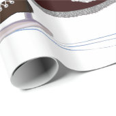 Weihnachtswrapping Papier Weihnachtsgeschenk Geschenkpapier (Rolleneckpunkt)