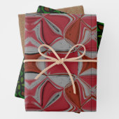 Weihnachtswrappings Geschenkpapier Set (Beispiel)