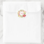 Weihnachtswreath Floral Medley Stickers (Tasche)
