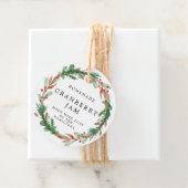 Weihnachtswreath Homemade Jam Gift Geschenkanhänger (Beispiel)