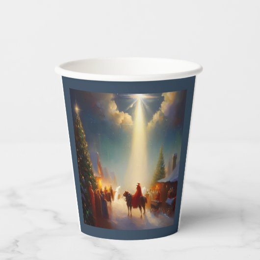 Weihnachtswunder 4 pappbecher (Vorderseite)