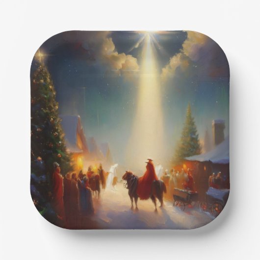 Weihnachtswunder 4 pappteller (Vorderseite)