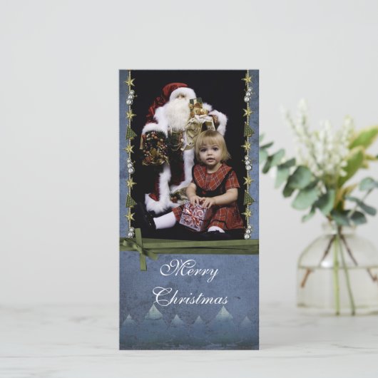 Weihnachtswunder Feiertagskarte (Stehend Vorderseite)