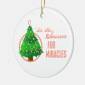 Weihnachtswunder im Uterus Keramikornament (Links)