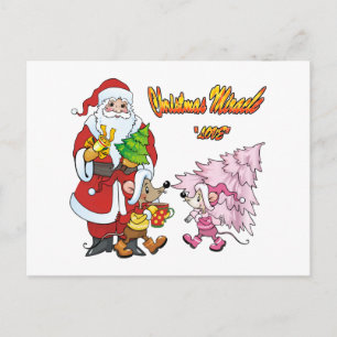 Weihnachtswunder-Liebe Feiertagspostkarte