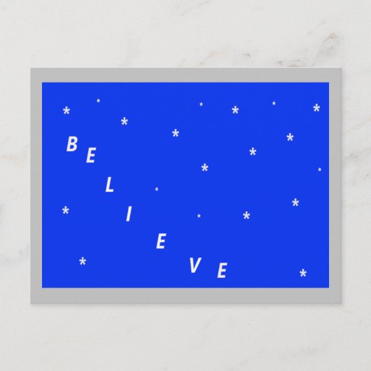 Weihnachtswunder Postkarte (Vorderseite)