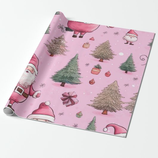 Weihnachtswunder-Wunderland-Wrapping Paper Geschenkpapier (Ungerollt)