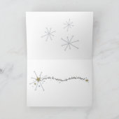 Weihnachtswunderliche Sankt-Karte Feiertagskarte (Innenseite)