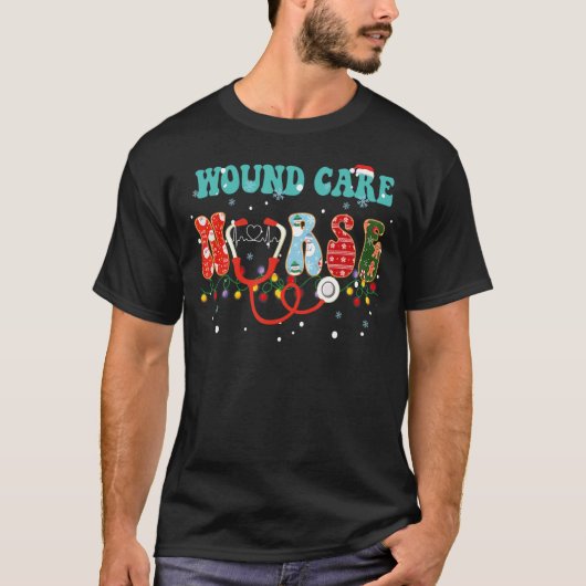 Weihnachtswundversorgung Krankenpflege Wound Ostom T-Shirt (Vorderseite)