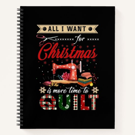 Weihnachtswunsch beenden notizblock (Vorderseite)