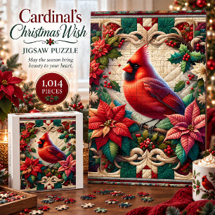 Weihnachtswunsch des Kardinals 1.014-Teile-Jigsaw- Puzzle