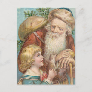 Weihnachtswunsch Feiertagspostkarte