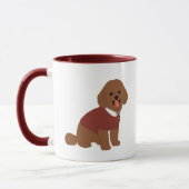 Weihnachtswunsch mit Poodle Tasse (Links)