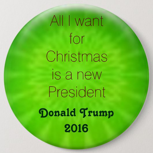 Weihnachtswunsch Trumpf 2016 Button (Vorderseite)
