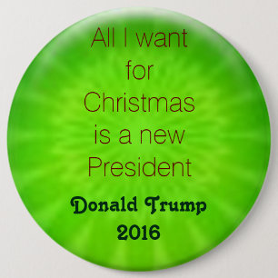 Weihnachtswunsch Trumpf 2016 Button