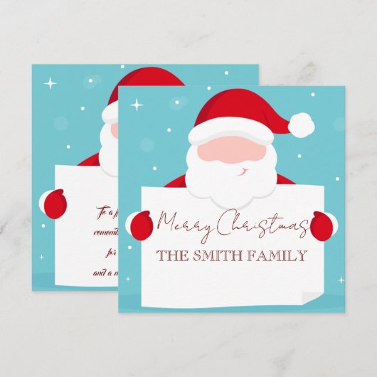 Weihnachtswünsche (Vorne/Hinten)