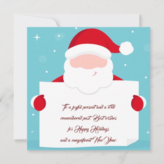 Weihnachtswünsche (Rückseite)