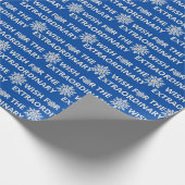 Weihnachtswünsche auf blau geschenkpapier (Ecke)