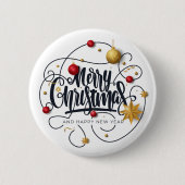 Weihnachtswünsche Button (Vorderseite)