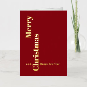Weihnachtswünsche – Elegante Weihnachtskarte