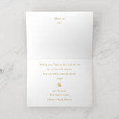 Weihnachtswünsche – Elegante Weihnachtskarte (Innen Mitte)