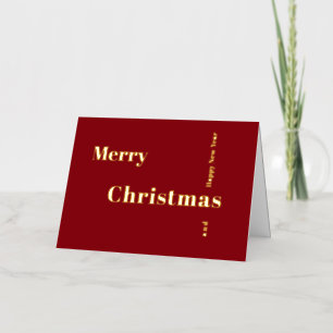Weihnachtswünsche – Elegante Weihnachtskarte