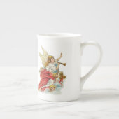 Weihnachtswünsche Engel Porzellantasse (Rechts)