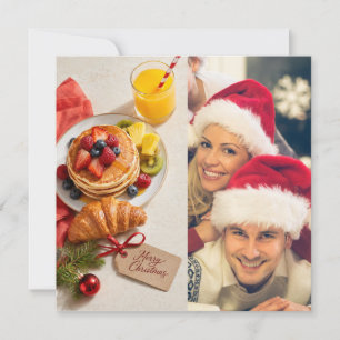 Weihnachtswünsche erstellen Sie Ihr eigenes Foto Feiertagskarte
