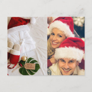 Weihnachtswünsche erstellen Sie Ihr eigenes Foto Feiertagspostkarte