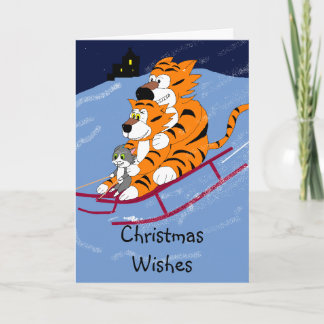 Weihnachtswünsche Feiertagskarte