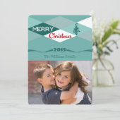 Weihnachtswünsche Feiertagskarte (Stehend Vorderseite)