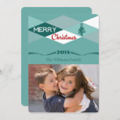 Weihnachtswünsche Feiertagskarte (Vorne/Hinten)