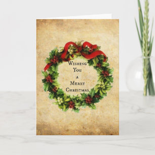 Weihnachtswünsche Feiertagskarte