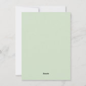 Weihnachtswünsche Feiertagskarte (Rückseite)