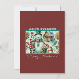 Weihnachtswünsche Feiertagskarte