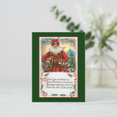 Weihnachtswünsche Feiertagspostkarte (Stehend Vorderseite)