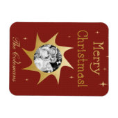 Weihnachtswünsche - Foto-Magnet Magnet (Horizontal)