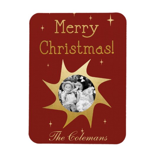 Weihnachtswünsche - Foto-Magnet Magnet (Vertikal)