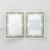 Weihnachtswünsche für eine spezielle Freund Karte (Innenseite)