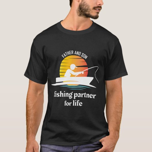 Weihnachtswünsche für einen Fischer  T-Shirt (Vorderseite)