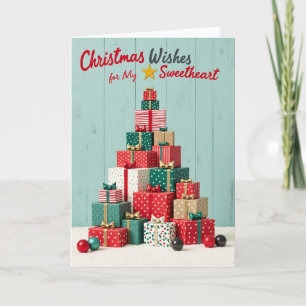 Weihnachtswünsche für meinen Schatz Karte